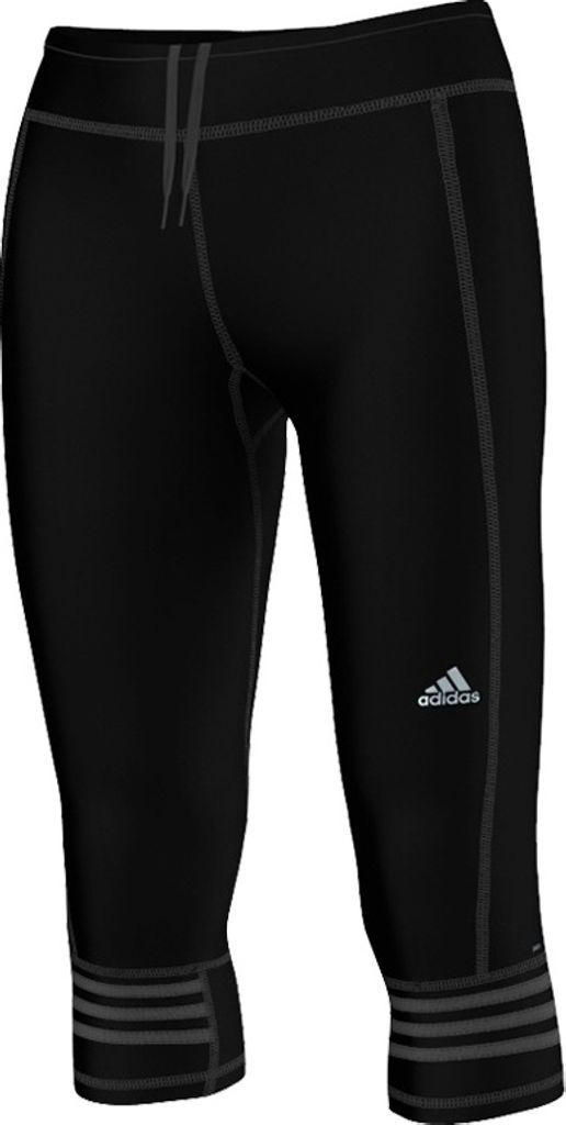adidas Damen Laufhose Response 3/4 Tight Women Gr.XS black Produktbild 