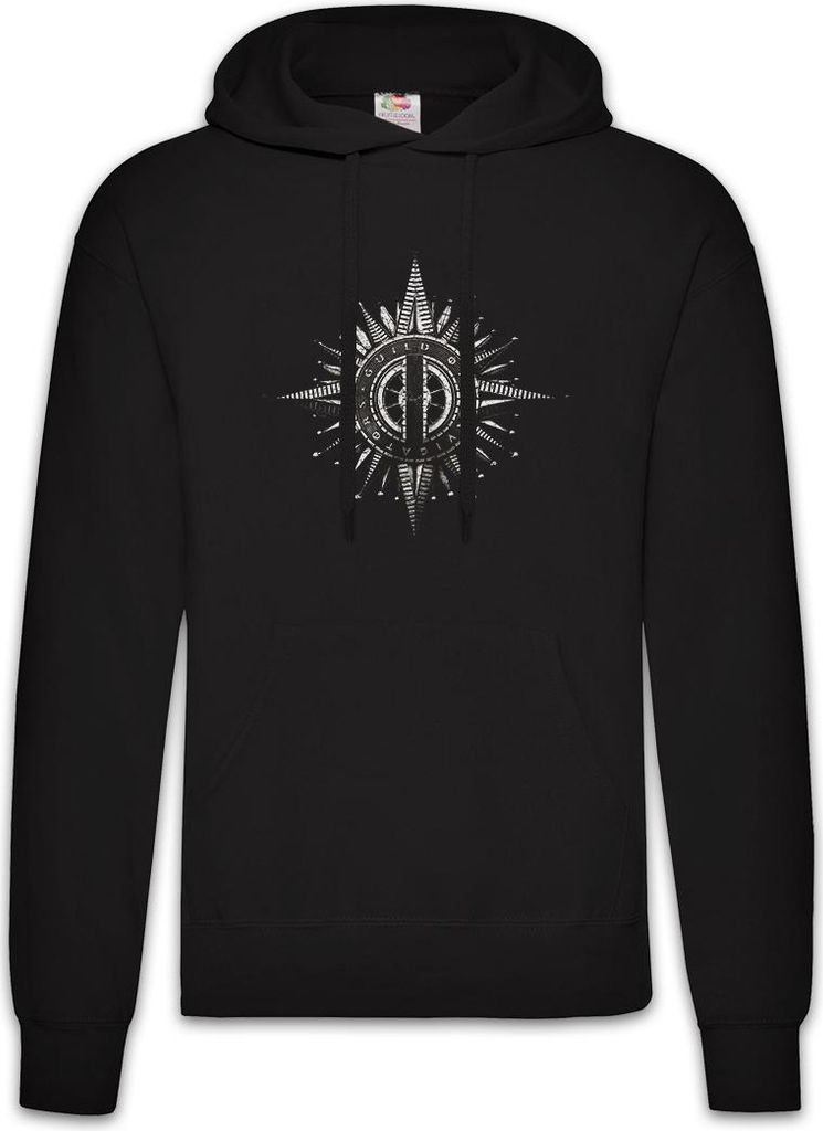 Urban Backwoods Guild Of Navigators, Herren Hoodie, Farbe: Schwarz, Größe: M