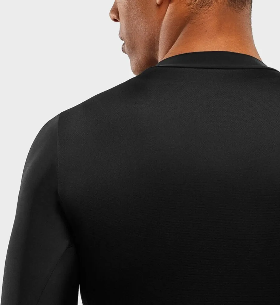 Maillot de Cyclisme Manches Longues Noir Homme Siroko SRX Pro Taille S