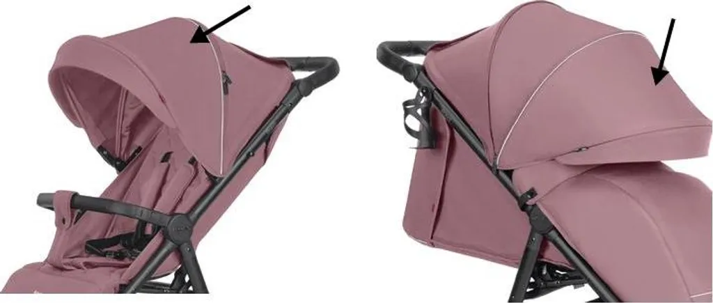 Poussette citadine Bravo 2023 ambre orange pour bébés et tout-petits