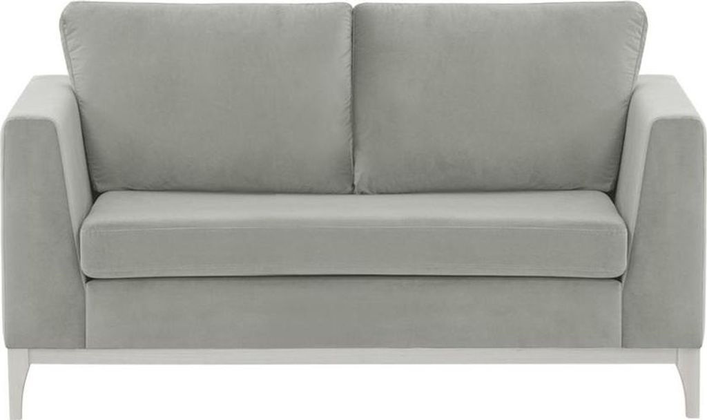 Zweisitzer-Sofa Gosena Wood-Velluto 15-white