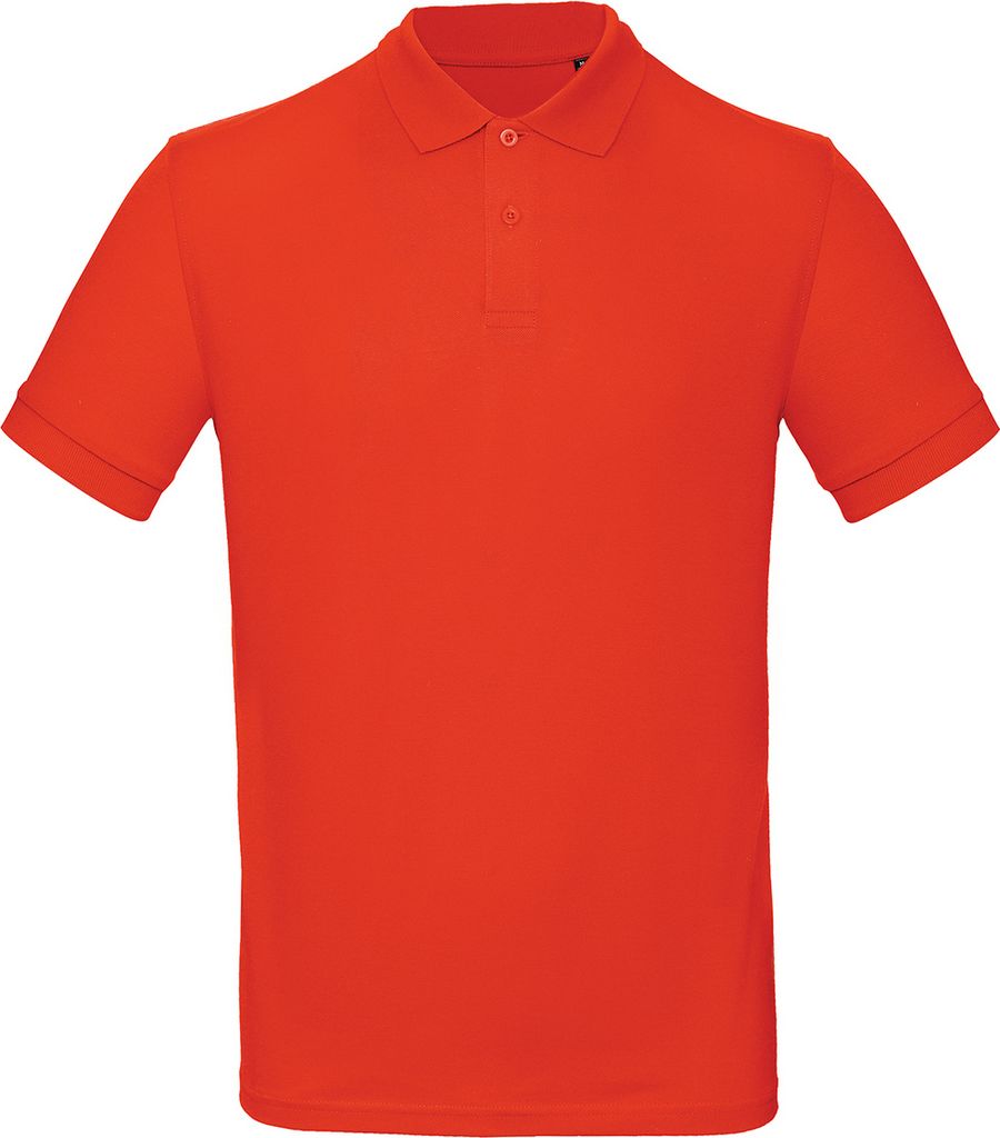 B&C Collection Herren Polo-Shirt Inspire RW6340 (M) (Feuerrot)