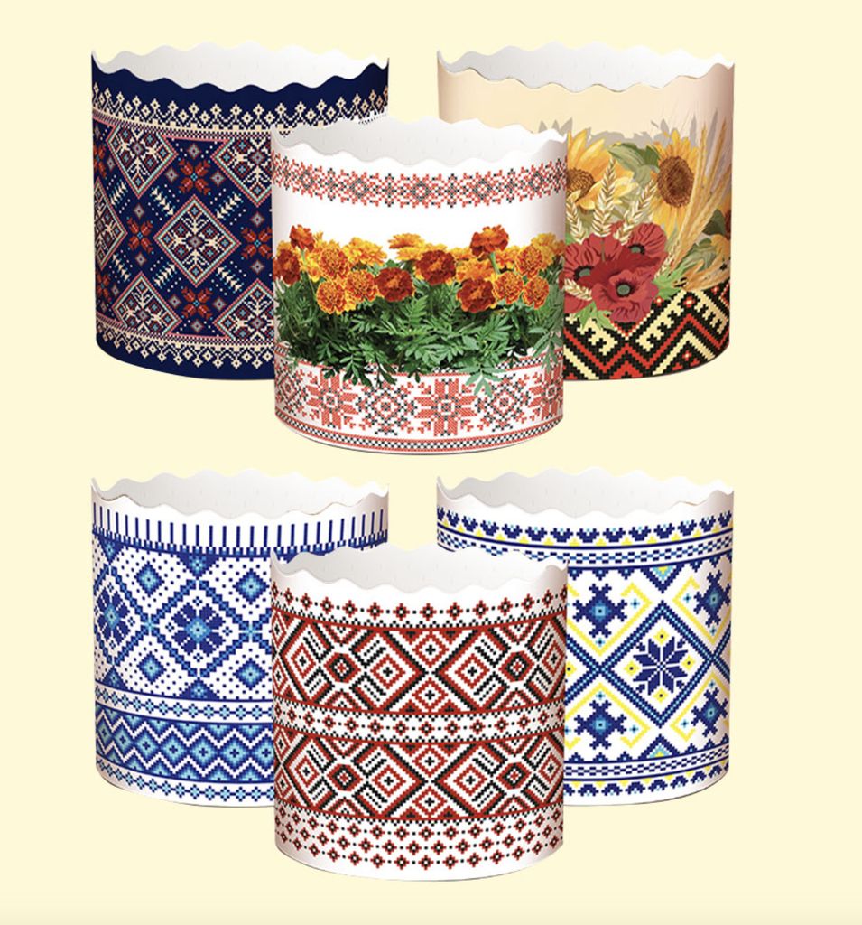 Backform für Osterkuchen 5er Set Wyszywanka D-11cm Produktbild 