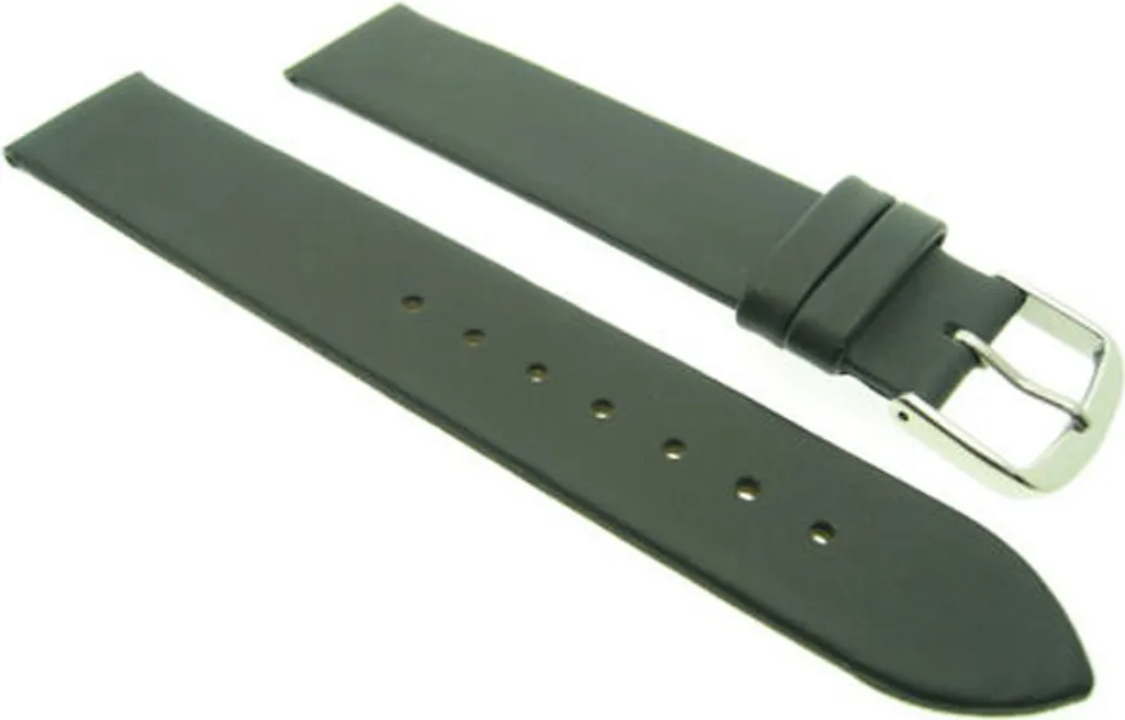 OFFERTA Cinturino Rece Binz Nero 20mm XL - Vera Pelle Sconto Online