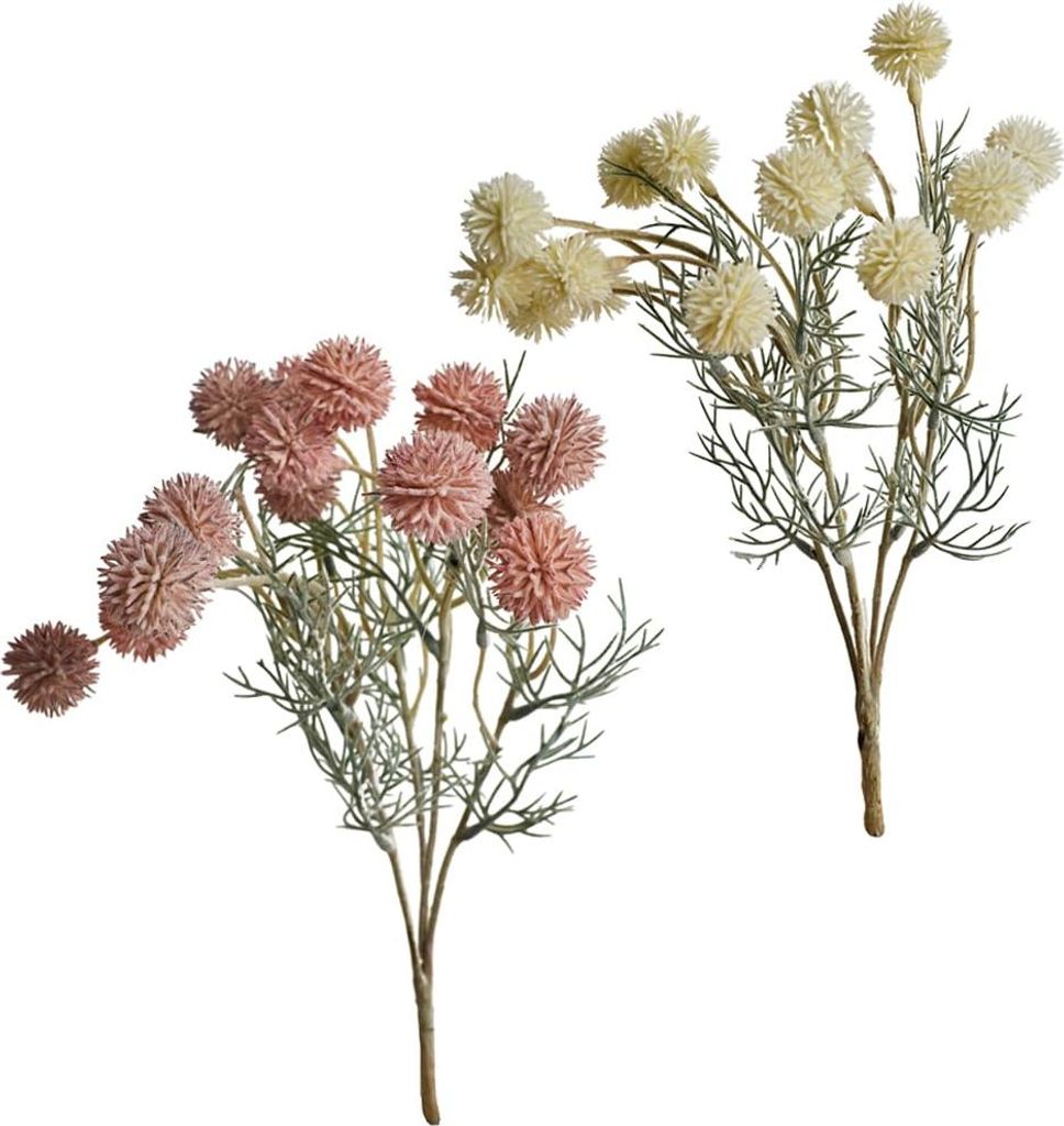 Doldenbüsche Blütenbüsche Kunstblumen Dolden Kunststoff 1 Stk Ø 3x38 cm 2 Farben, 5_Farbe:Rosa