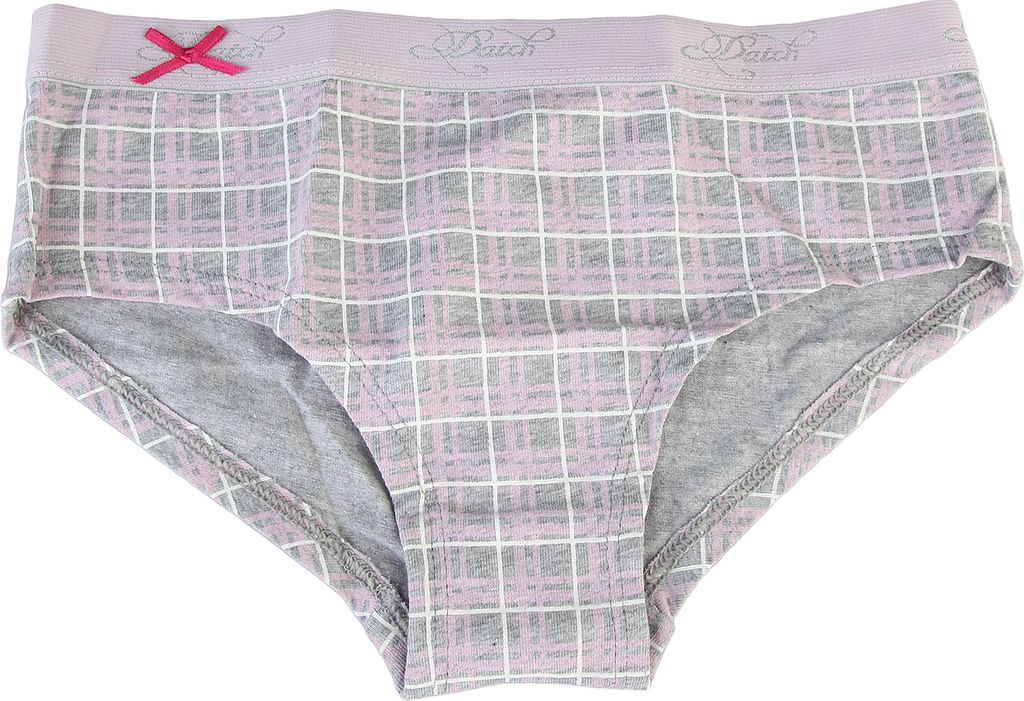 Datch Mädchen French Knickers Koromuster BD889 (M) (Hellgrau/Pflaume)