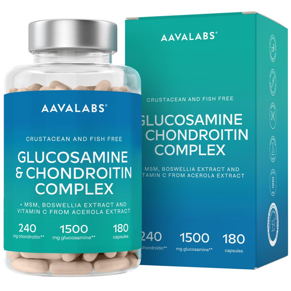 Aavalabs Glucosamine Chondroïtine MSM | Boswellia | Image du produit 
