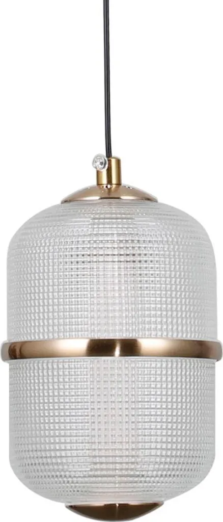 Must-Have 2024: Lampada Italux Alani LED Nero Oro Sospensione Minimal