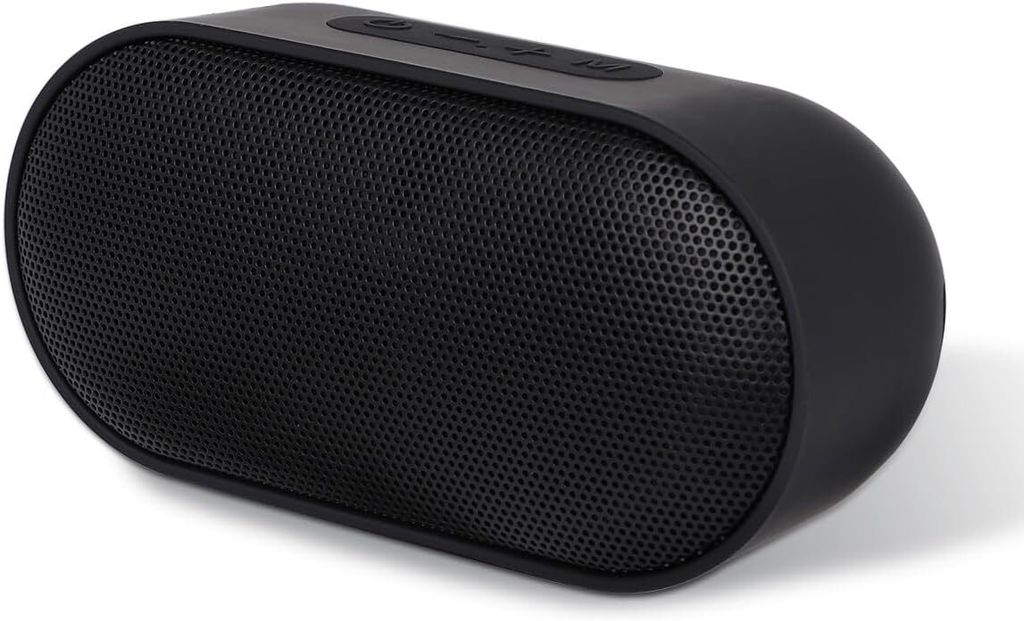 Bluetooth Lautsprecher Tragbarer Wireless Bluetooth 5.2 Lautsprecher,Wasserfester, tragbarer Lautsprecher, Freisprechfunktion für Phone, Schwarz