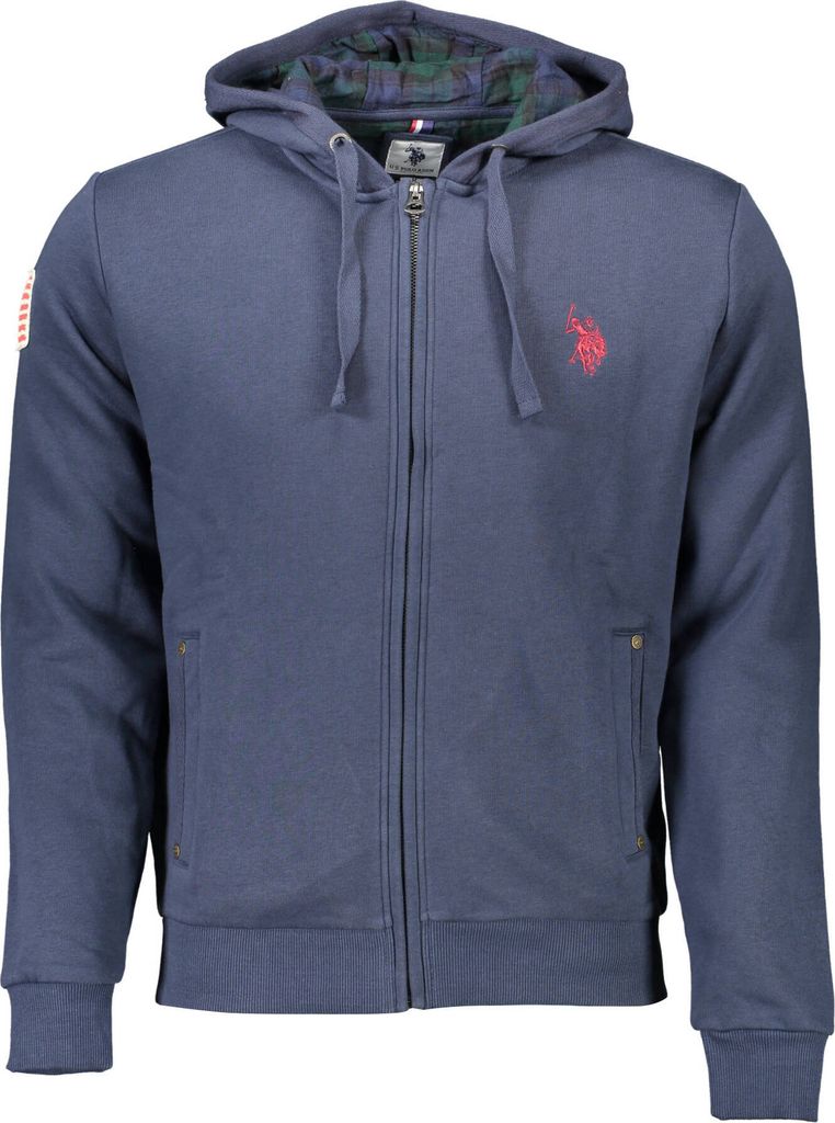 U.S. POLO ASSN. Sweatshirt Herren Textil Blau SF9364 - Größe: 2XL