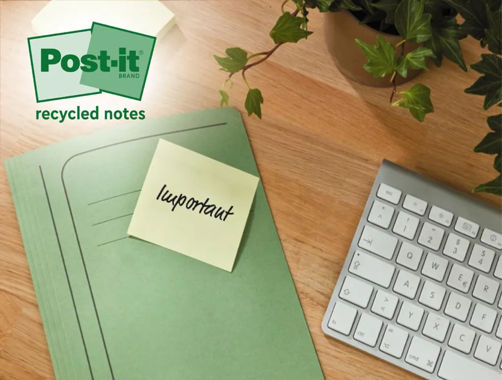 Post-it R330-1T Notes en Z Jaunes 76x76mm Écologiques et Pratiques
