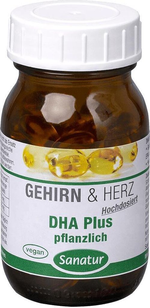 Sanatur DHA Plus pflanzlich 80 Kapseln (46 g)