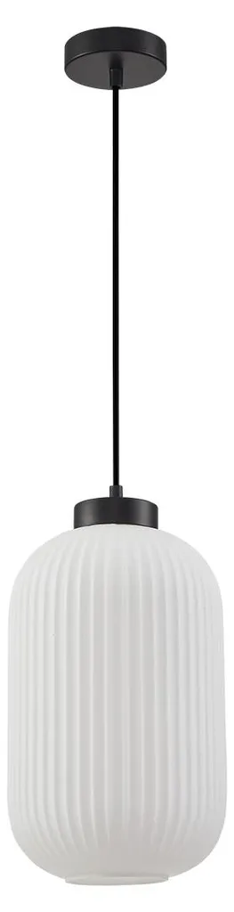 Suspension design LINDO Italux en métal noir pour salon et cuisine