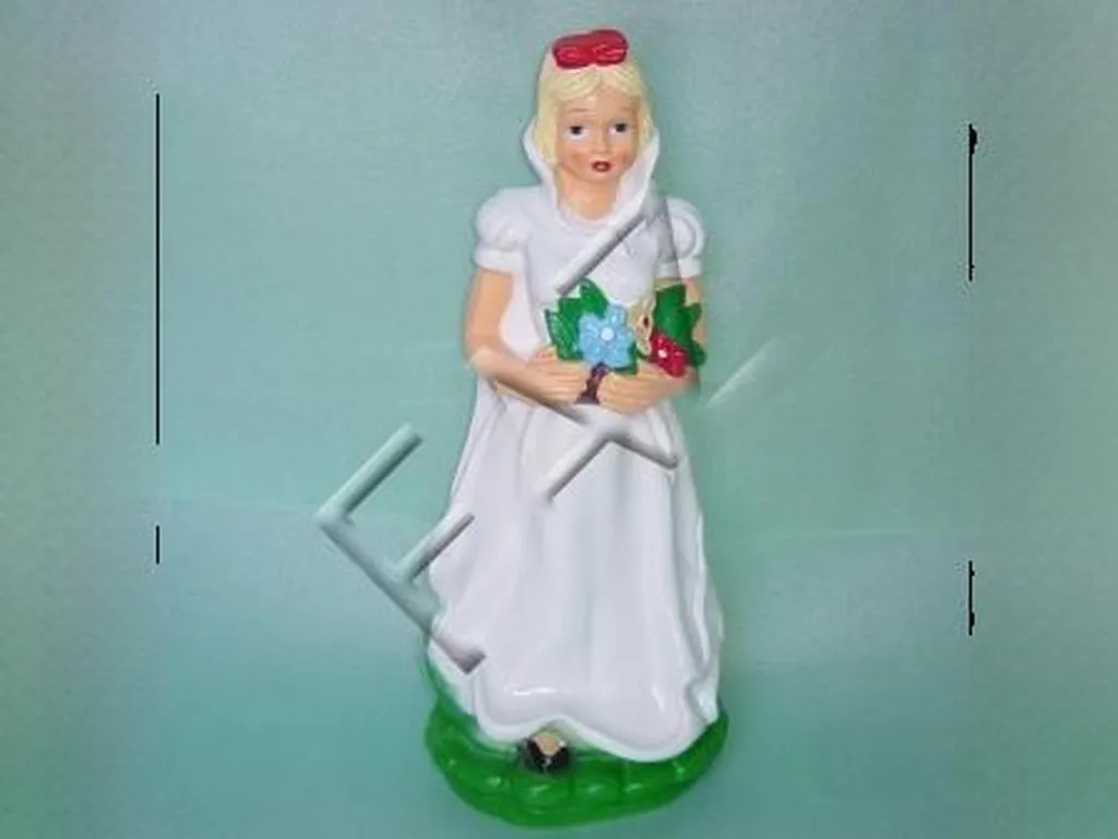 Blanche-Neige Figurine de Décoration pour Bassin et Pelouse de Jardin