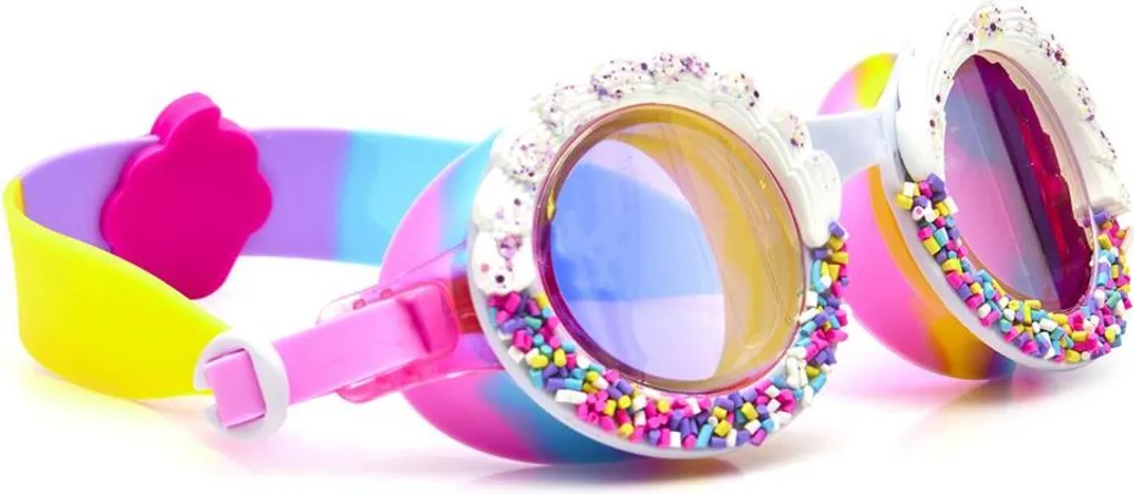 Bling2O Lunettes de natation enfants Bake Off style Cupcake Pailleté