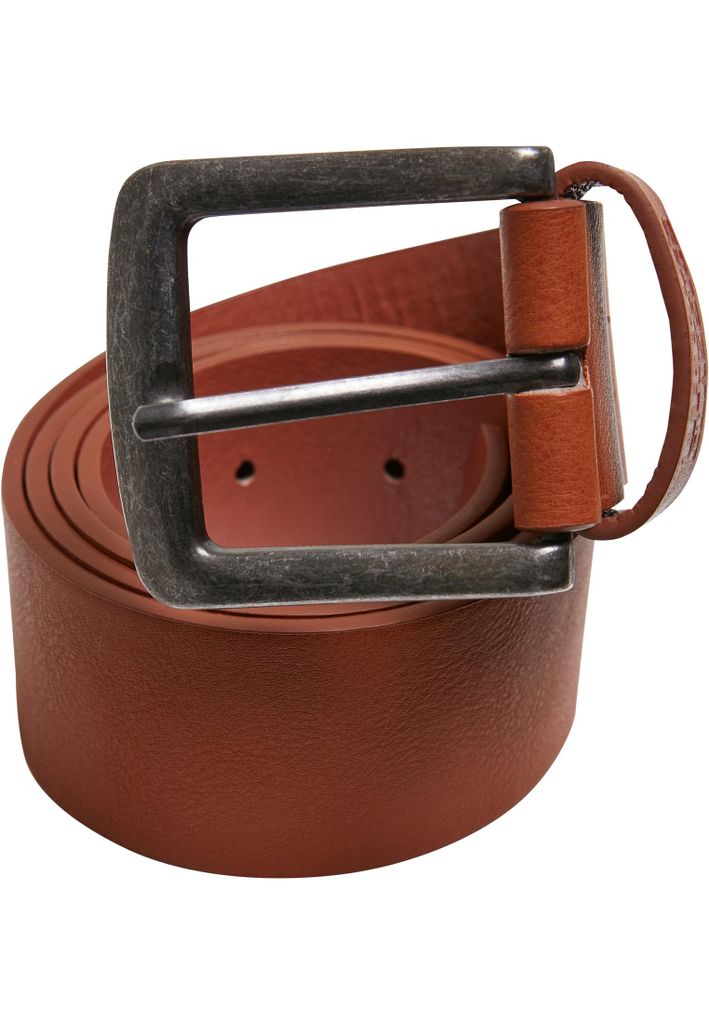 Urban Classics TB1288 | Leather Imitation Belt S bis XL - Farbe: cognacbrown - Größe: XL
