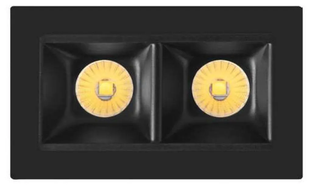 Luminaire Plafond LED Connecté NANO TRAM Noir Mat CCT 2700K-6000K 6W