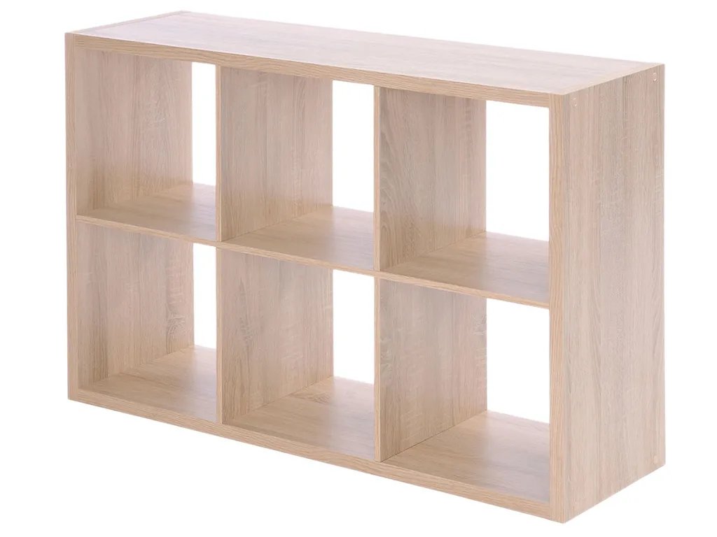 Bibliothèque Mareen décor chêne Sonoma - Meuble de rangement multi-usage - 3
