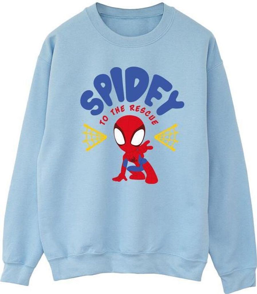 Marvel - "Spidey And His Amazing Friends Rescue" Sweatshirt für Jungen BI33457 (116) (Babyblau)