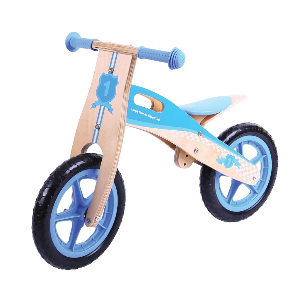 Château gonflable en bois bleu Bigjigs Toys accessoire rail solide