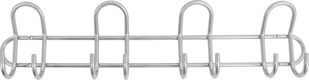 HOME It Flex-Garderobe mit 4 Haken 40 × 5,5 × 2 cm schwarze Eiche