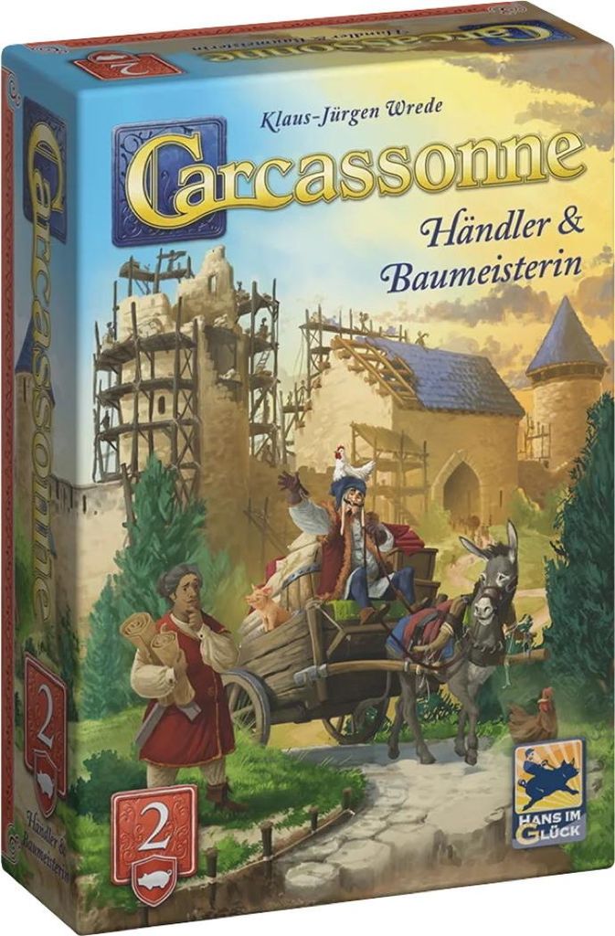 Carcassonne - Händler & Baumeisterin