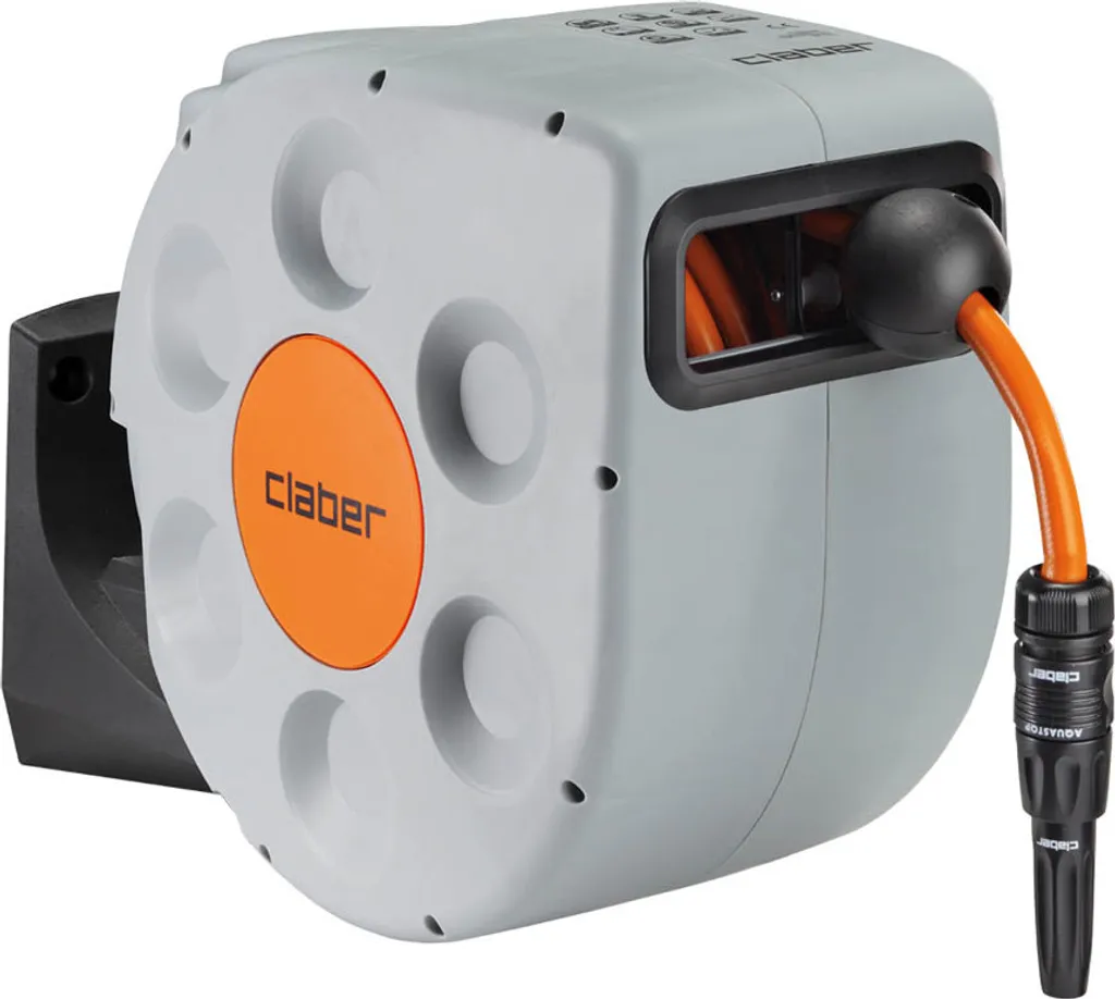 Dévidoir Claber® Premium 10m avec Enrouleur Automatique Slow Rewind