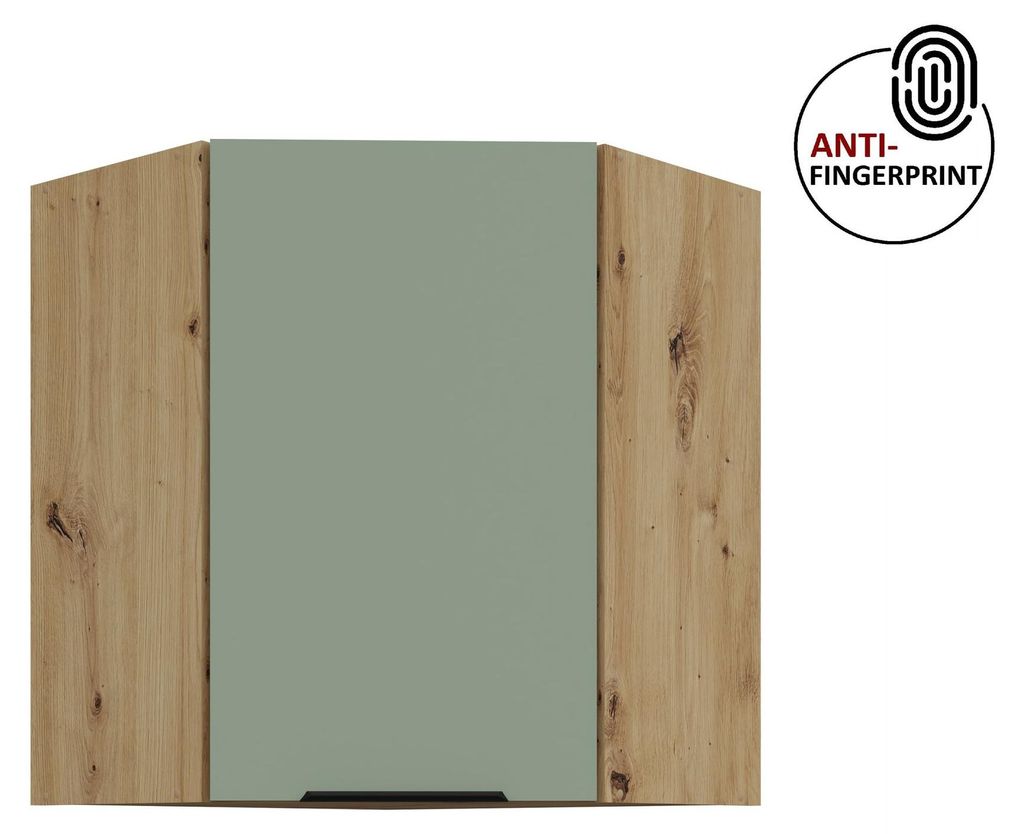 Küchen Eckhängeschrank 60x60 cm Küche ARIA Aquamarin ultra Produktbild 