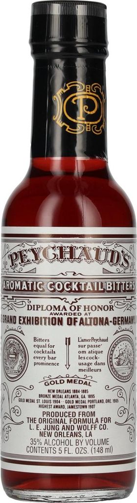 Peychaud's Aromatic Cocktail Bitter 35% Vol. 0,148l Image du produit 