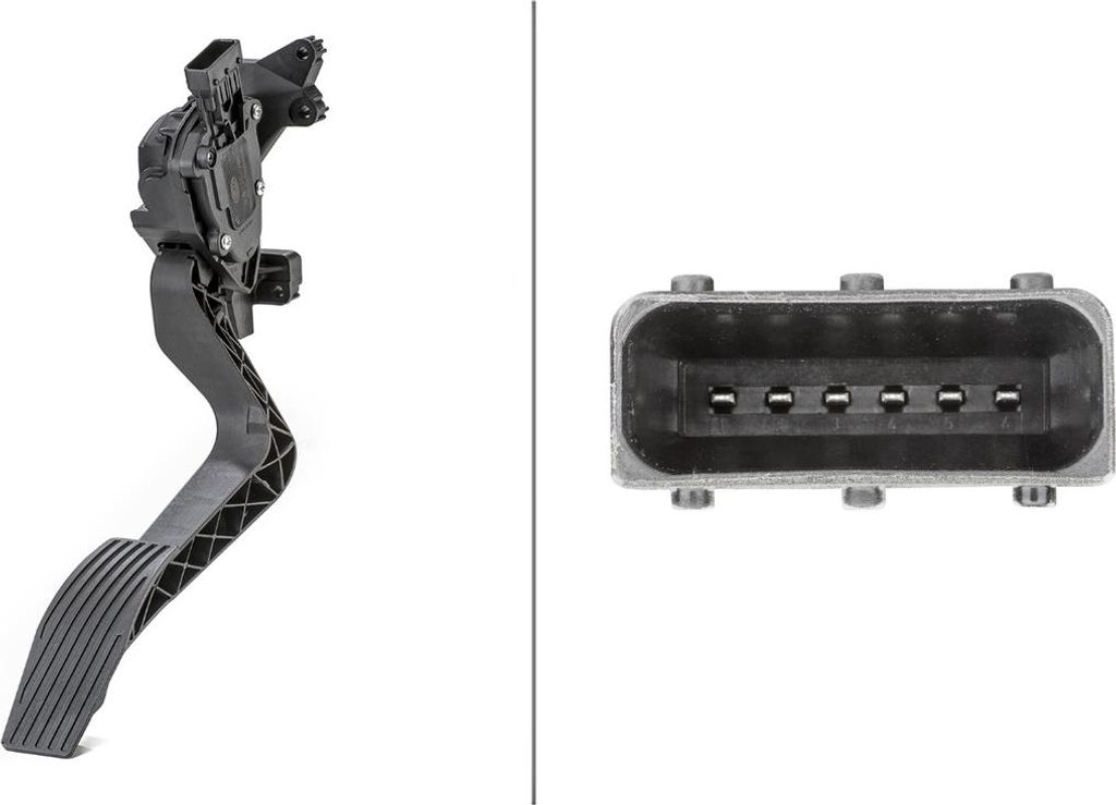 Sensor Fahrpedalstellung Schaltgetriebe 6-polig HELLA für u.a. FIAT 500X