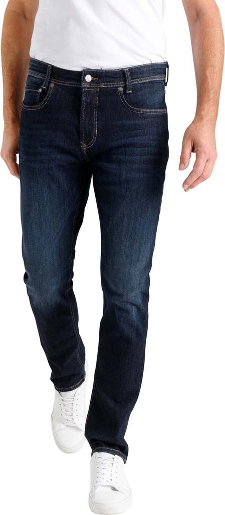 Mac Jeans dunkelblau einfarbig Denim Baumwolle