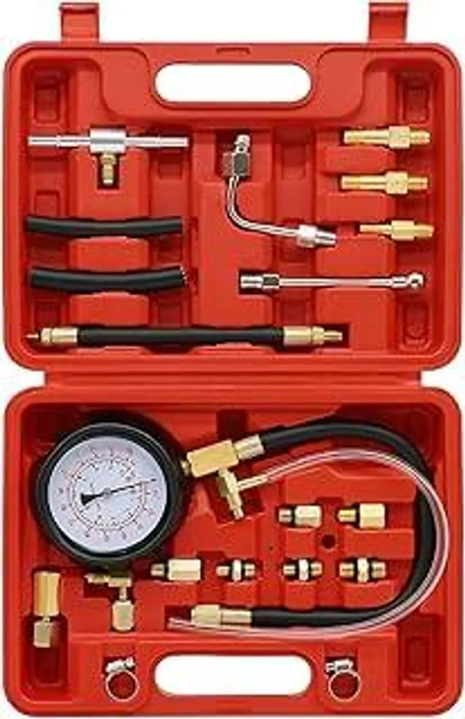 TU-114 Manometro Pressione Carburante 0-140 PSI - Kit Diagnostica