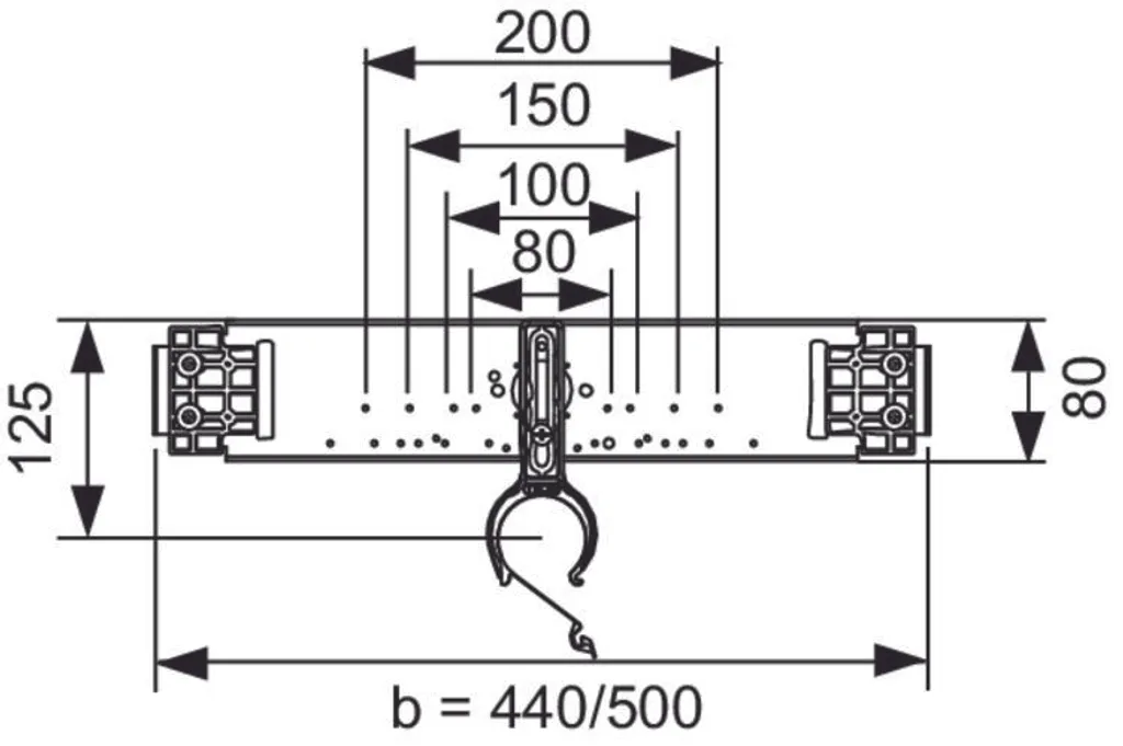 Raccordement lavabo TECEprofil 9020048 idéal pour cloison sèche TECE - 2