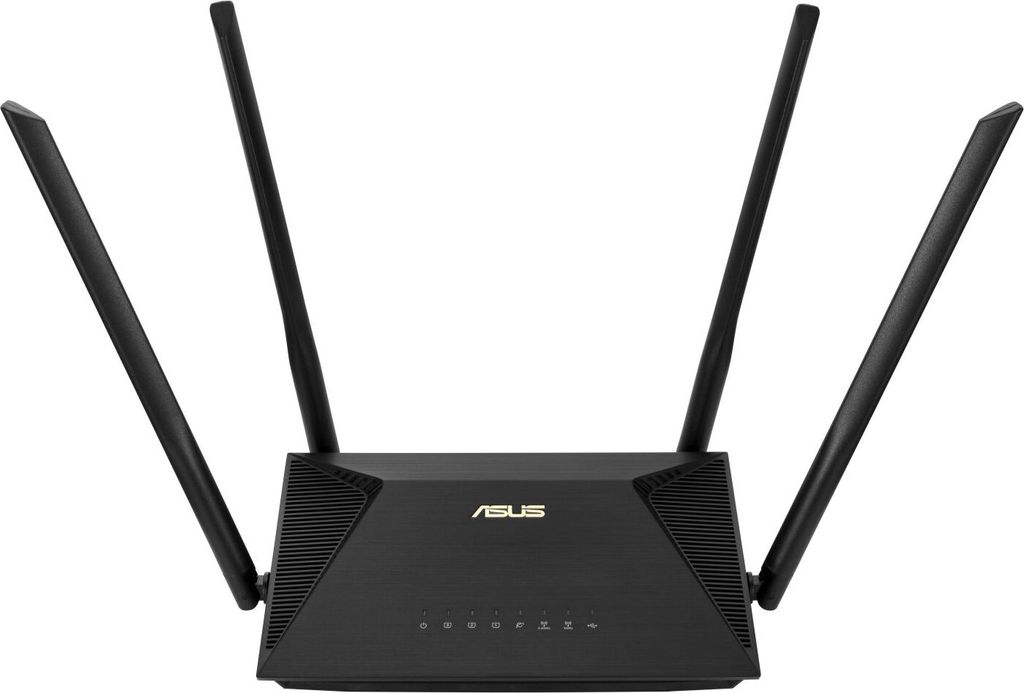 ASUS RT-AX53U, Wi-Fi 6 (802.11ax), Dual-Band (2,4 GHz/5 GHz), Ethernet/LAN, 3G, Schwarz, Tabletop-Router