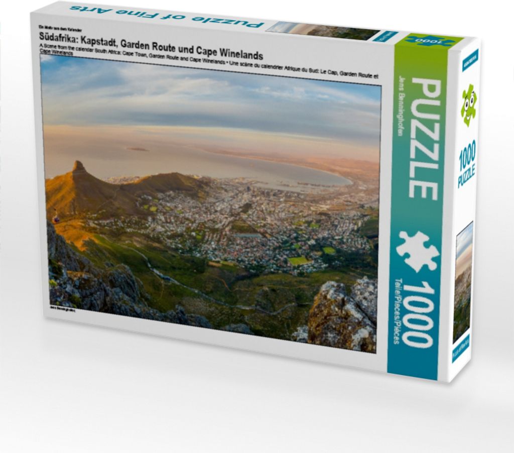 CALVENDO Puzzle Ein Motiv aus dem Kalender Südafrika: Kapstadt, Garden Route und Cape Winelands 1000 Teile Puzzle quer | 1000 Teile Lege-Größe 6...