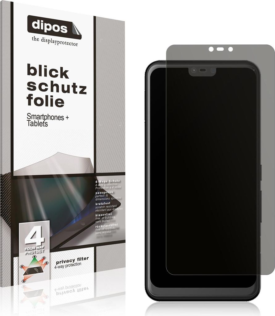 Blickschutzfolie für Fujitsu Arrows U matt Schutzfolie Folie Display Schutz dipos