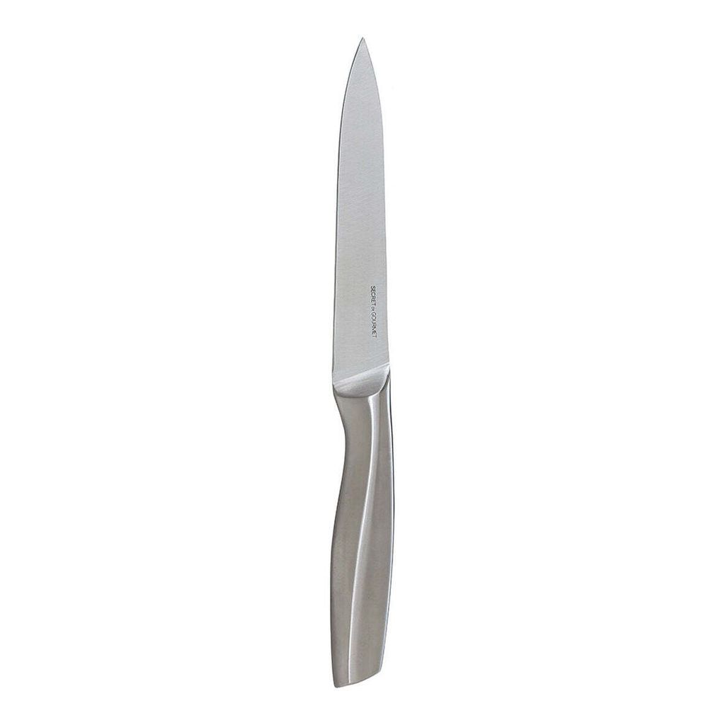 FIVE Simply Smart Beurrier & Couteau Grès 13cm Blanc - Pratique Et Élégant