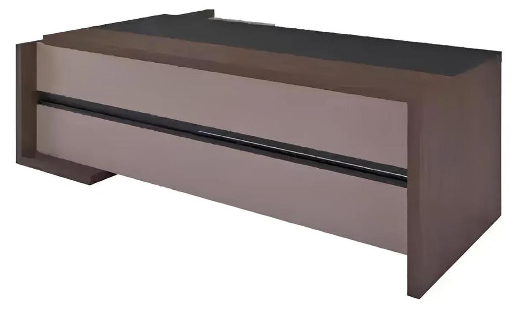 Luxus Schreibtisch Holz Tische Büro Tisch Braun Einrichtung Designer neu
