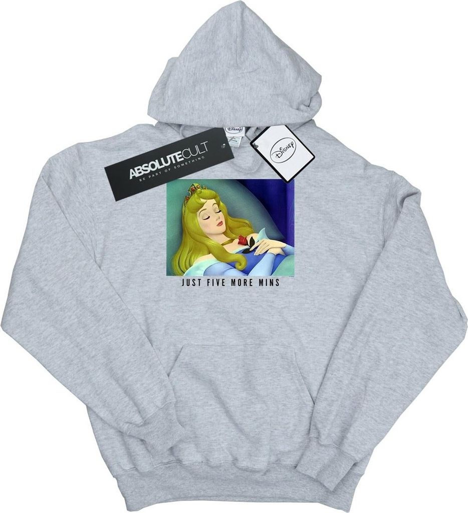 Disney Princess - "Five More Minutes" Kapuzenpullover für Herren BI16672 (S) (Grau)
