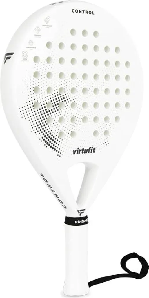 Raquette Padel VirtuFit Control 365g - Structure Carbone et Précision