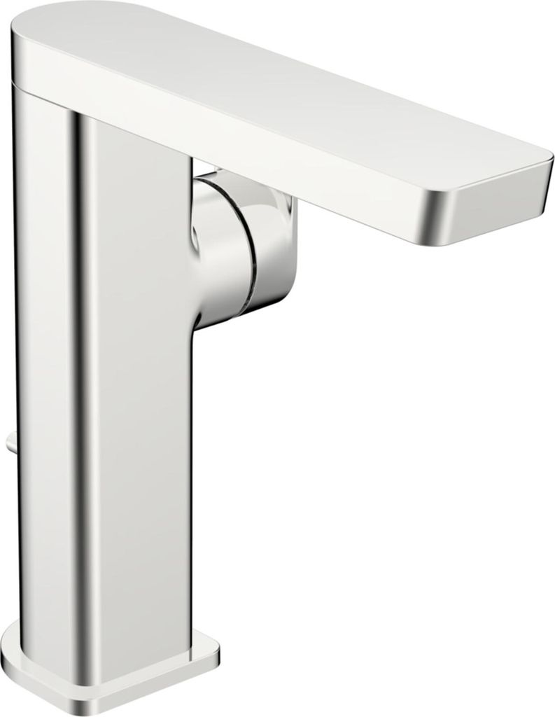 HANSA HANSASTELA ECO Waschtisch-Einhebelmischer, mit Ablaufgarnitur, Ausladung 134 mm, 3.78L /min, 571522730005