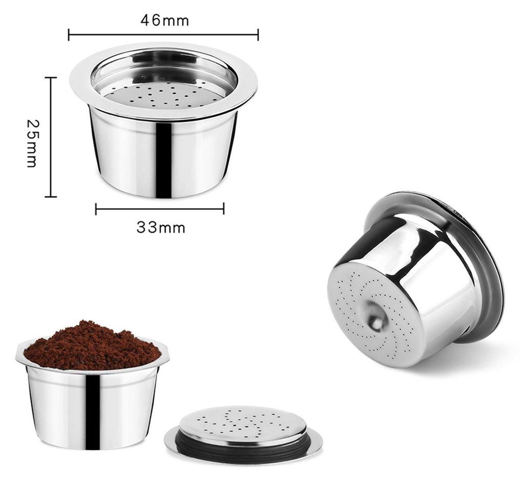 Capsules de café en acier inoxydable Capsules de café Image du produit 