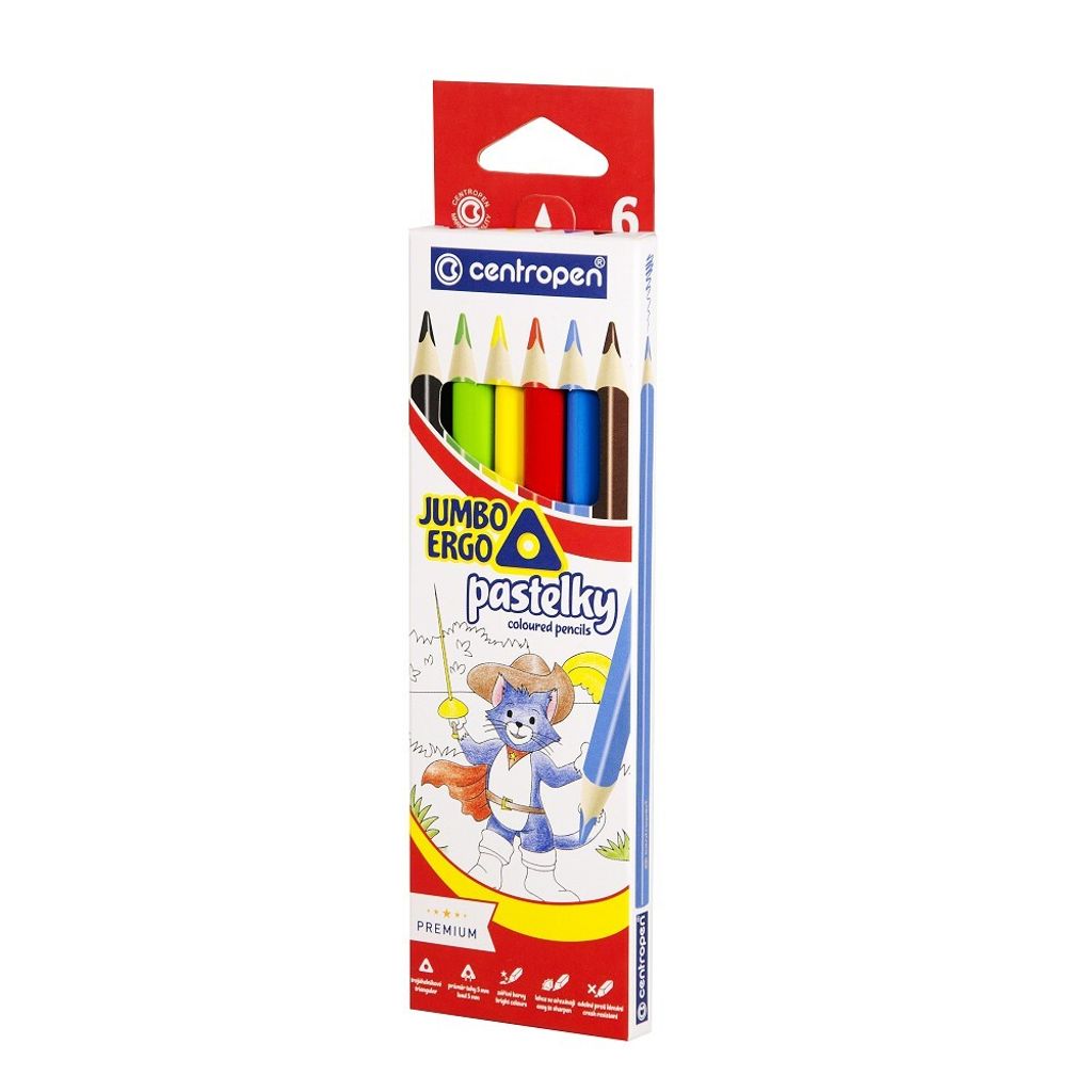 Centropen Buntstifte 9522 Jumbo Dreieckig (6 Stück) Produktbild 