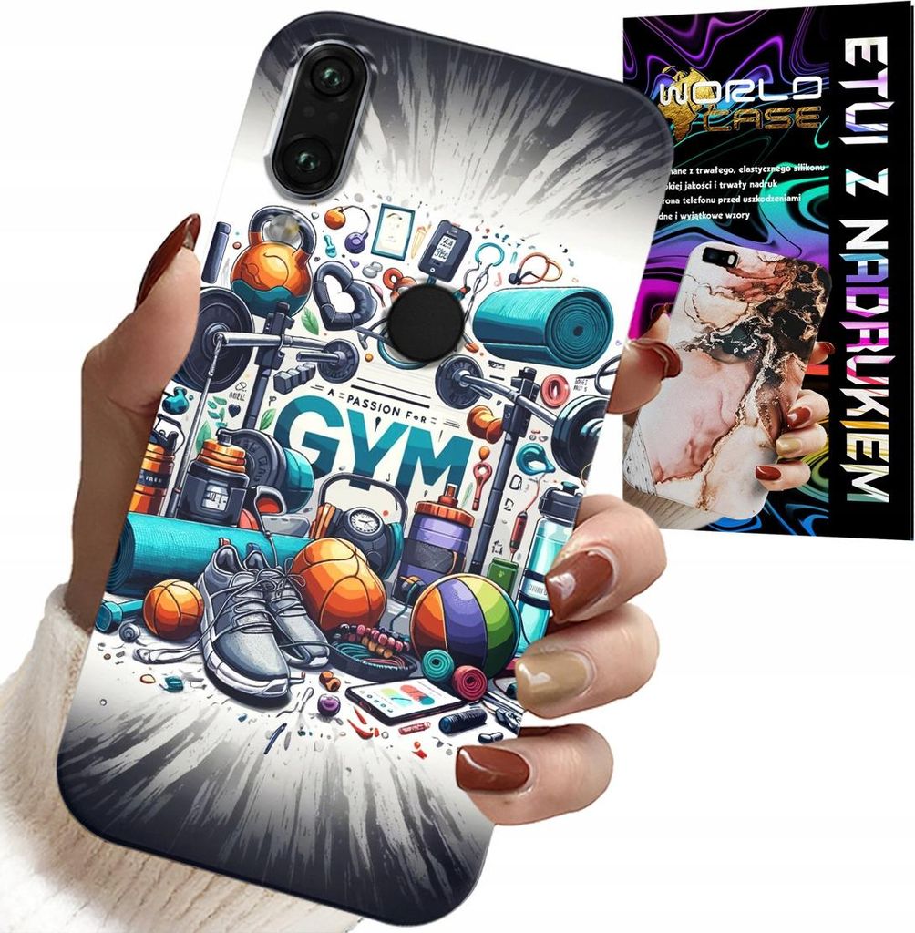 Hülle Für Huawei P Smart 2019 - Fitness Sporttasche + Glas