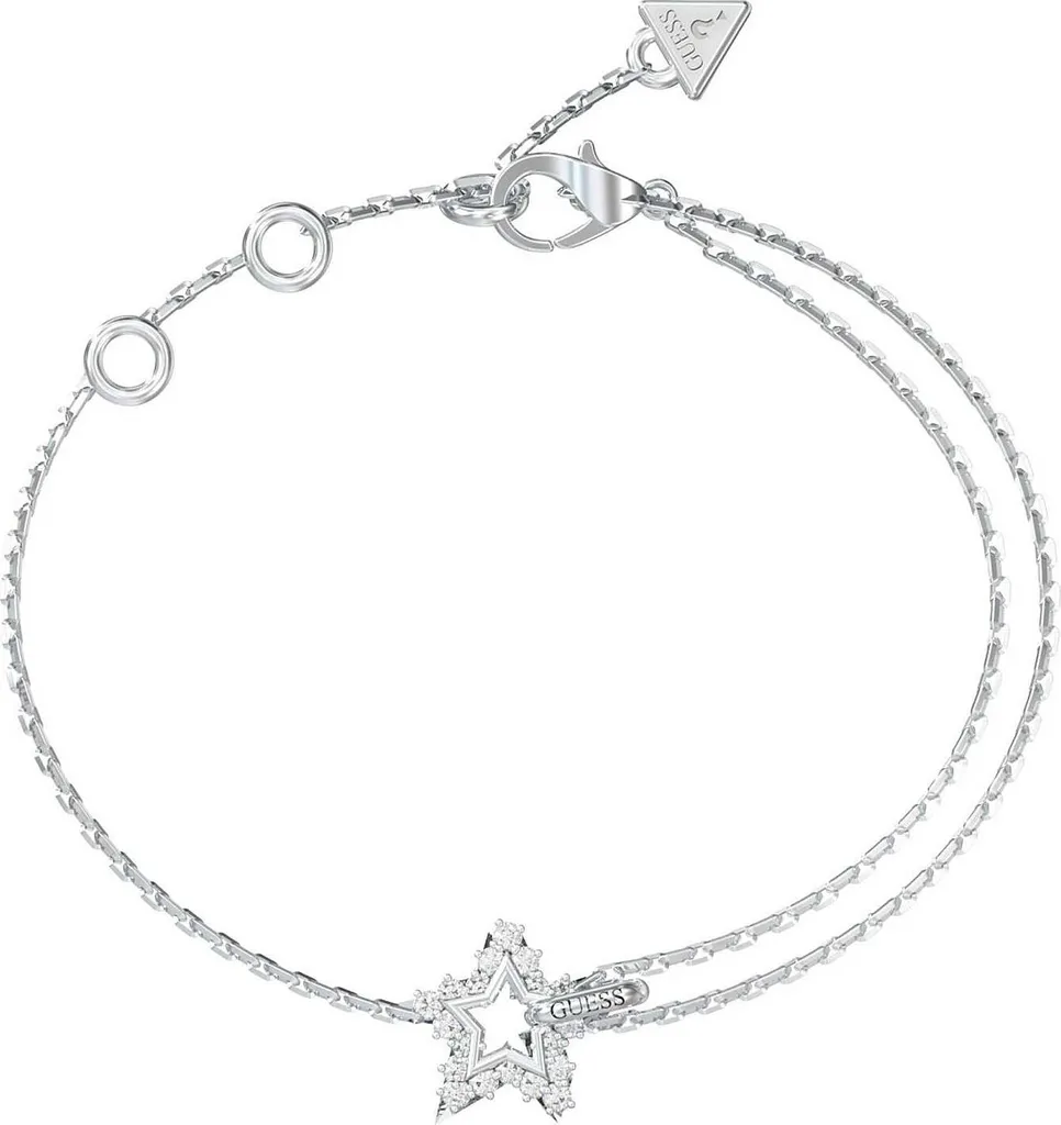 Bracciali con ciondoli fissi Guess Silver Collection Iconique - donna