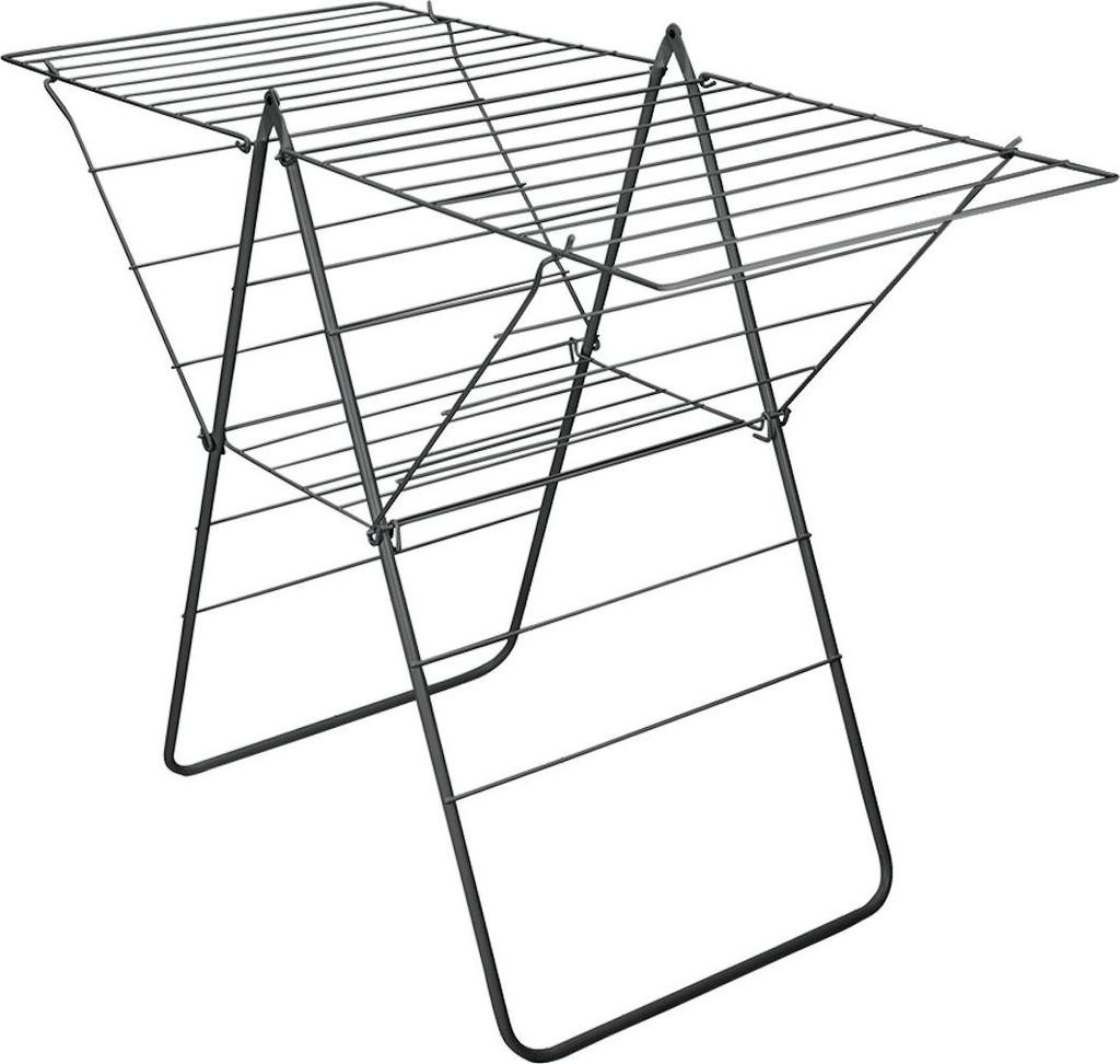 Metaltex Rotterdam Droogrek 25 m Drooglijn 134x58x98 cm Zwart