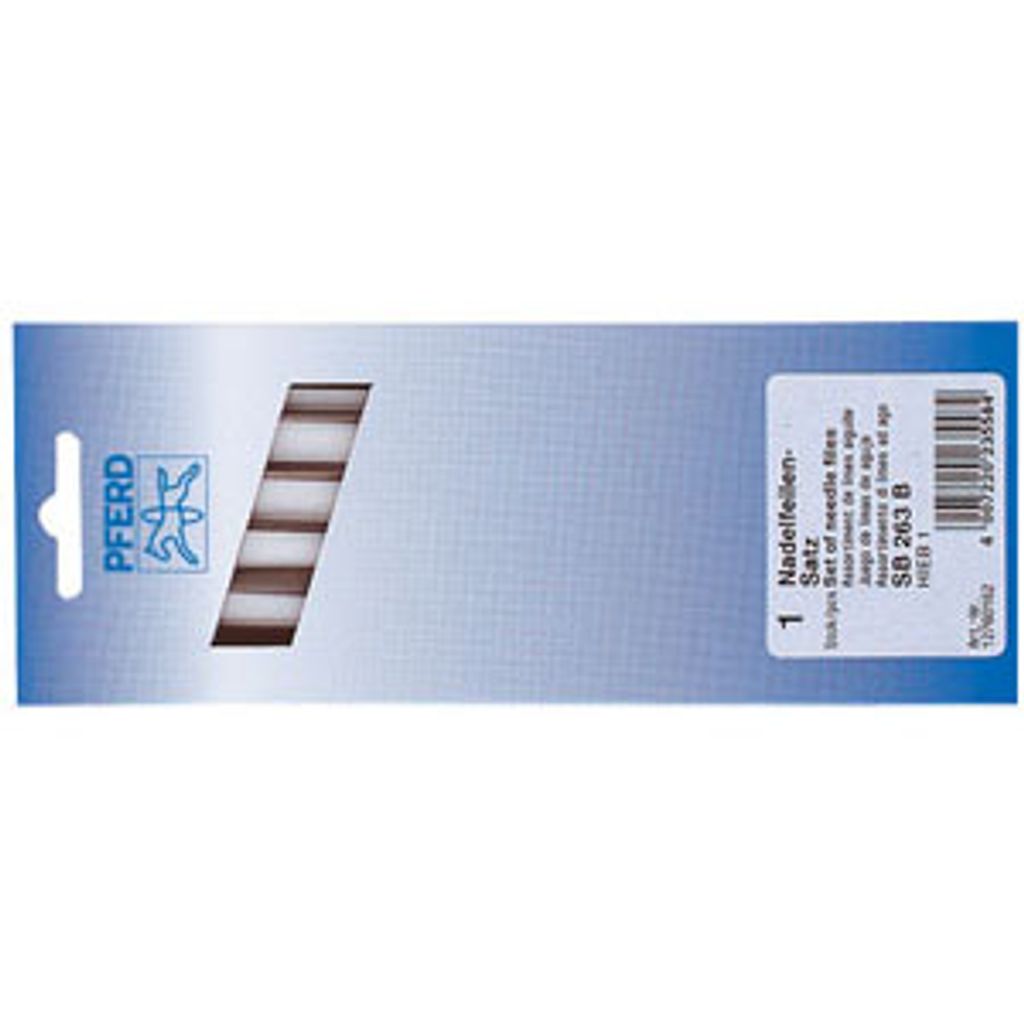 PFERD TOOLS Präzisions-Nadelfeilen-Set 6-tlg. 160mm Schweizer Hieb 1, mittel