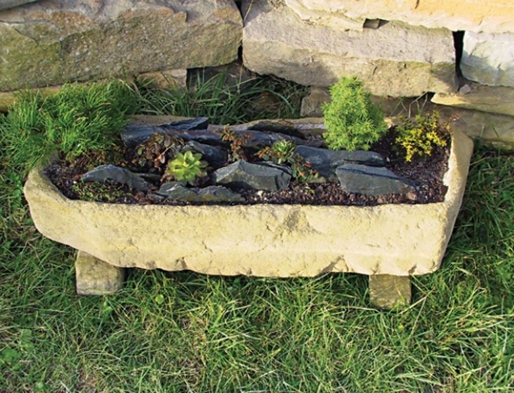 Nohel Garden Koryto O2 imitace kamene 16kg 70x23x14cm Obrázek produktu 