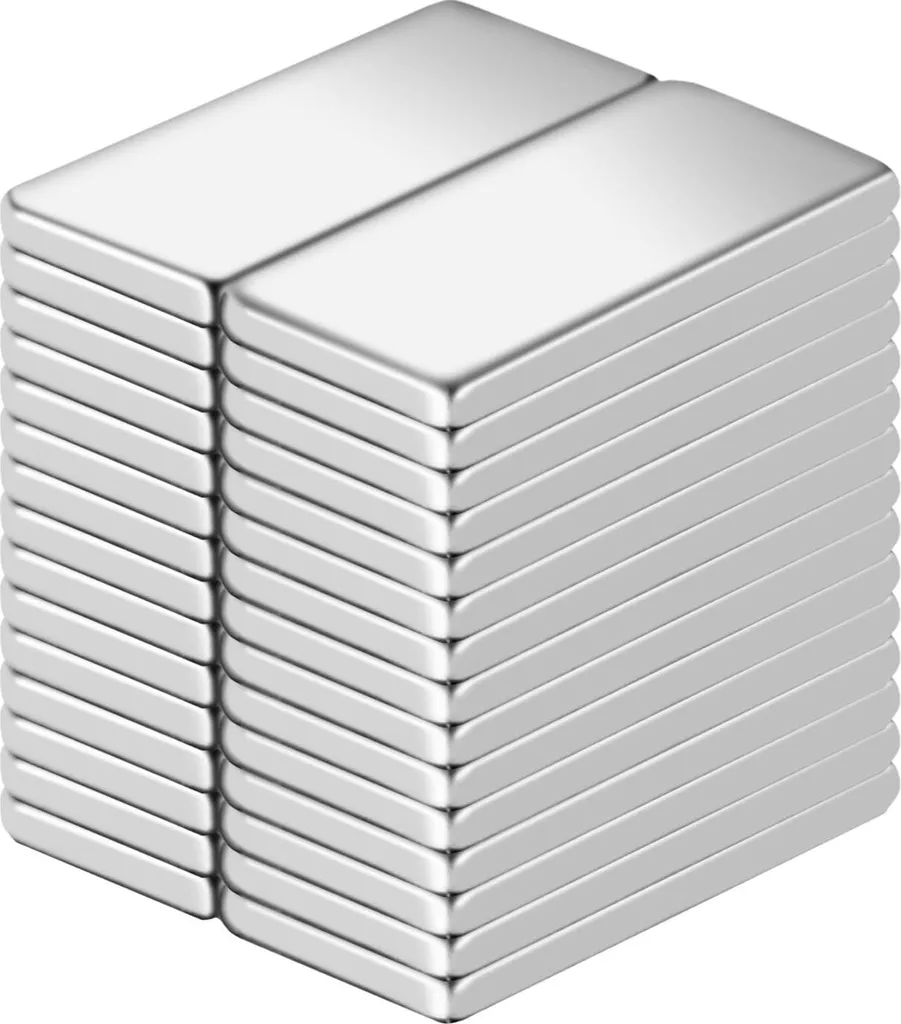 Aimants Néodyme Rectangulaires Super Puissants 20x10x2 mm - Pack 30
