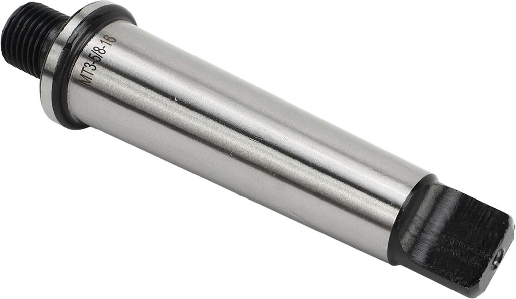 Gewindebohrfutter-Dorn aus Manganstahl, Morsekonus MT3-Adapter, 3MT-Schaft, 5/8-Zoll-Gewinde, 16 mm Länge für Fräsmaschine